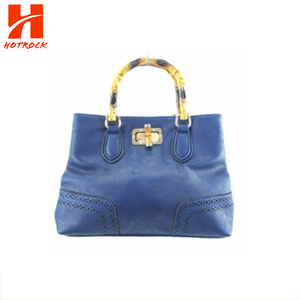 Vogue bambú mango PU de las mujeres bolsas de <span class=keywords><strong>asas</strong></span> de cuero - Product Image 1