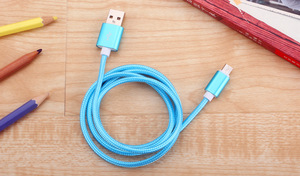 <span class=keywords><strong>Pas</strong></span> facilement déformé 2019 Nylon <span class=keywords><strong>gaming</strong></span> micro 0.25 M Type-c câble usb câble de données pour téléphone portable - Product Image 2