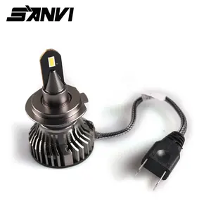 Nouveau phare automobile à LED en graphite, lumière Super brillante, système d'éclairage automatique, H4 H11, 9006 9005, 12V, 35W, 3900K, H7, 2 pièces