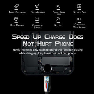 Tipo de Nylon c rápida cable de carga para el teléfono inteligente de la fanático C1T - Product Image 4