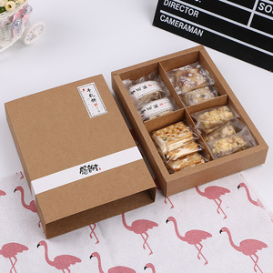 Pieghevole personalizzato Kraft di Carta di Caramella/Biscotto/Cioccolato Imballaggi di Cartone Scatola di Carta - Product Image 3