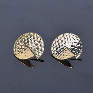 18 K chapado en oro gran Paillette disco pendientes para mujeres señoras niñas vacaciones joyería de moda regalo <span class=keywords><strong>idea</strong></span> - Product Image 3