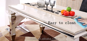 Muebles de comedor moderno fuerte mármol natural mesa de comedor con 6 sillas - Product Image 5