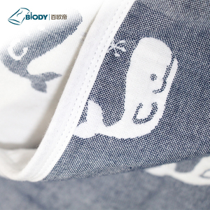 Fábrica al por mayor bonito diseño de algodón orgánico pañales manta de bebé - Product Image 4