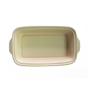 Ristorante stoviglie smaltato rettangolare cibo manico piatto in ceramica moderna - Product Image 5