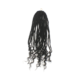 En gros <span class=keywords><strong>la</strong></span> havane mambo synthétique twist crochet tresse cheveux bombe twist cheveux, bébé curl rebondissements noir cheveux - Product Image 1