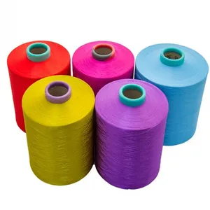 Çin üretici 150D 48F % 100% <span class=keywords><strong>Polyester</strong></span> malzeme <span class=keywords><strong>Polyester</strong></span> DTY iplik - Product Image 1
