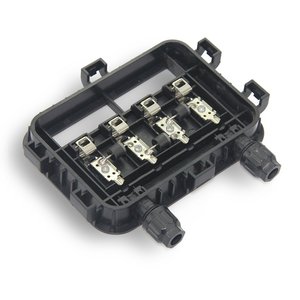 IP68 4mm2 Cable Solar Accessories Photovoltaic Junction Box