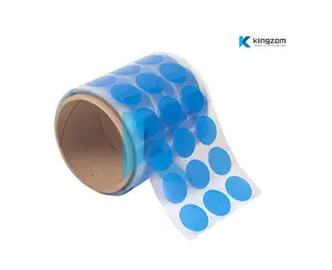 3/8" 2000 Discs/Roll Masking BLUE PET polyester tape peel-discs dots discs Anodizing Electronic PCB Assembly Powder Coating Wet