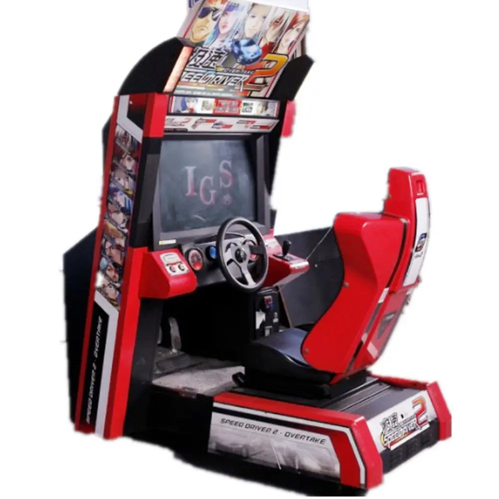 Hotselling Speed Driver 2 Coin Operated Car Racing Arcade Simulator Video Game Machine For Sale