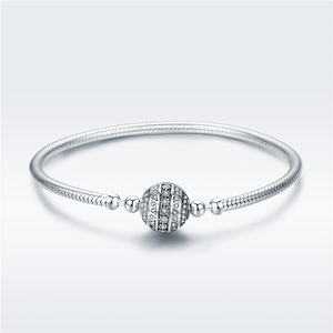 Bracciali Delicati Qings con <span class=keywords><strong>Sfere</strong></span> in <span class=keywords><strong>Argento</strong></span> Sterling 925 e Zirconi Bianchi - Product Image 2