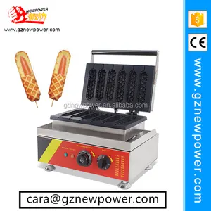 2017 nouveau automatique corn dog gaufre maker/machine à hot-dog/gaufre chaude chien