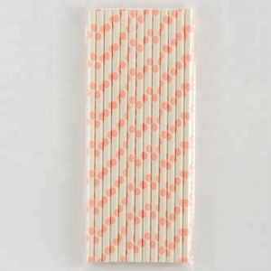 Venta al por mayor de Polka Dot de pajitas de papel - Product Image 2
