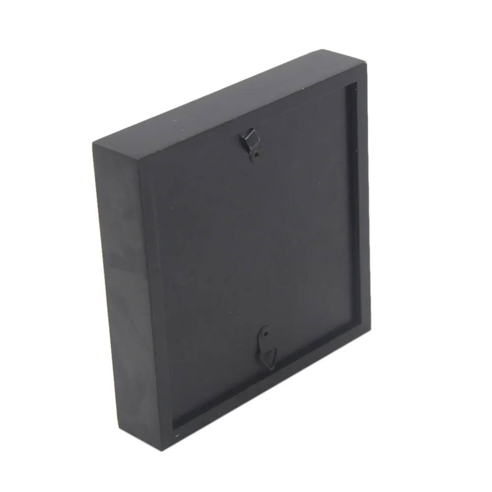 सस्ते 4x4 वर्ग काला लकड़ी छाया बॉक्स फ्रेम