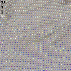 63 ''hot bán Bling Bling hấp dẫn AB Diamante đàn hồi Rhinestone lưới nude dhgl1056 - Product Image 5