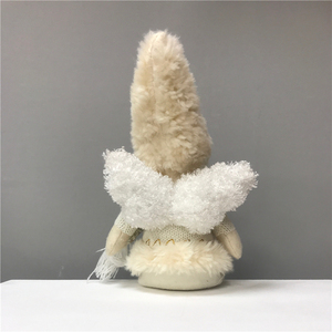Muñecas Decorativas de Felpa Estilo Navideño, Adornos Festivos, Ángel de Tela Trenzada Sentado para Decoración del Hogar - Product Image 6