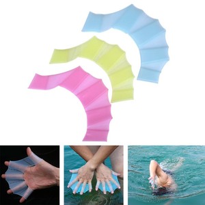 Palmes de <span class=keywords><strong>natation</strong></span> en silicone pour entraînement et plongée, palmes de main en silicone, <span class=keywords><strong>gants</strong></span> de <span class=keywords><strong>natation</strong></span> à palettes - Product Image 2
