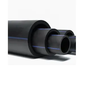 PE100 pe80 hdpe tuyau flexible/hdpe tuyau prix par pied pour tuyaux en pehd distributeurs