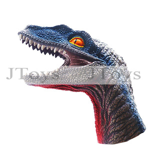 Animal hecho a mano dragón mono perro unicornio dinosaurio mano marioneta guante personajes de dibujos animados Cosplay juguetes educativos para niños adultos - Product Image 3