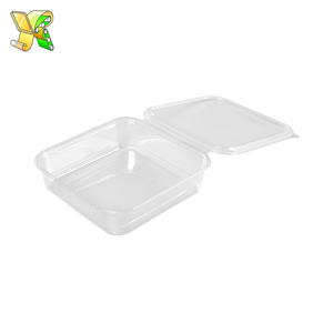 Caja de <span class=keywords><strong>emporter</strong></span> bocadillo vegetal de embalaje de caja grande caja de plástico para ensalada - Product Image 1