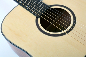 Buena calidad al por mayor madera contrachapada de nogal 6 cuerdas de acero folk estudiante guitarra acústica - Product Image 2