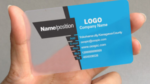 Temizle adı toptan buzlu özel boyutta Logo özel ziyaret kartı baskı ofset baskı kartvizit - Product Image 3