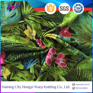 Bi-Stretch <span class=keywords><strong>poliamida</strong></span> Lycra nuevo Tropical <span class=keywords><strong>impermeable</strong></span>, traje de baño de tela - Product Image 4