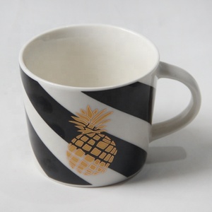 375 ml <span class=keywords><strong>Feliz</strong></span> <span class=keywords><strong>Cumpleaños</strong></span> de impresión de oro mango de oro lavavajillas de Taza de cerámica - Product Image 1