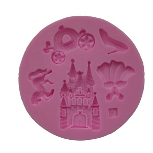 Delicado cuento de hadas figura forma pastel <span class=keywords><strong>molde</strong></span> de silicona vestido zapatos de tacón alto Chocolate decoración herramientas de silicona - Product Image 4