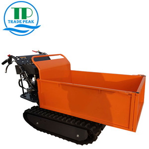 Sẵn sàng tàu tradepeak 500kg Khả năng chịu tải Mini Dumper tự tải Mini vận chuyển kyb thành phần Xăng Powered <span class=keywords><strong>Crawler</strong></span> - Product Image 2
