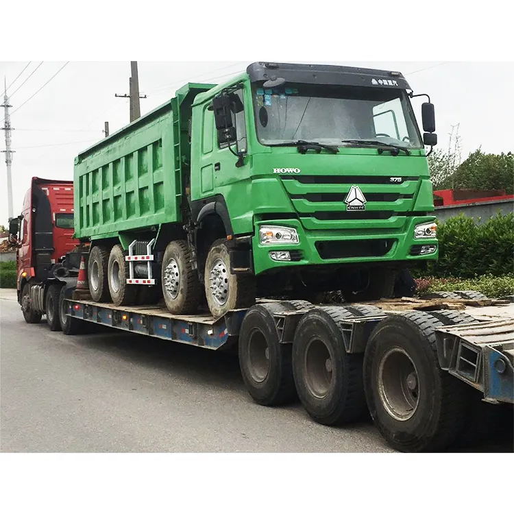Howo DAMPERLİ KAMYON 375hp 10 tekerlekler 12 tekerlekli çin damperli kamyon satış sarı kırmızı yeşil stokta