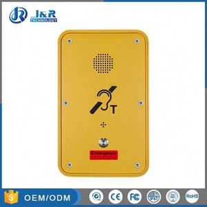 IP67 impermeable de voz sobre telefonía <span class=keywords><strong>IP</strong></span> para túneles prueba de vandalismo de aluminio fundido VoIP Industrial teléfono - Product Image 2