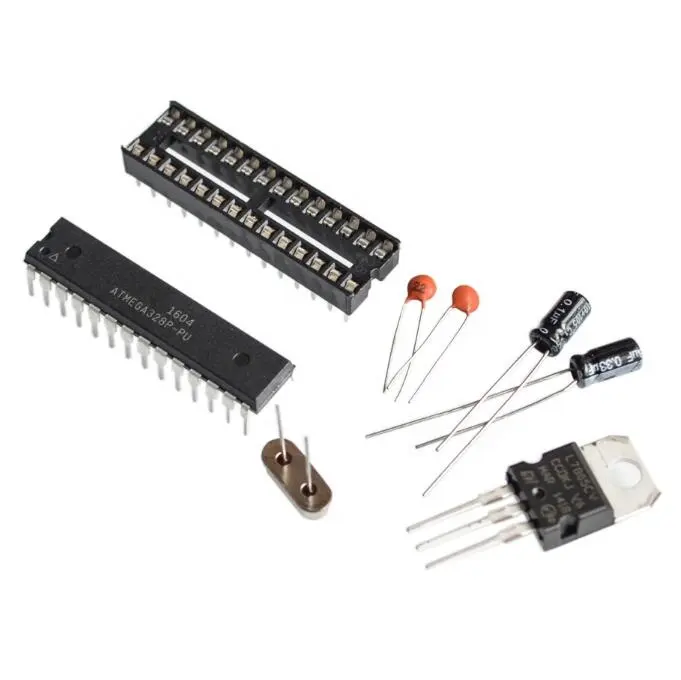 ATMEGA328P-PU IC DIP Socket 16MHz LM7805 Kit Integrierte Schaltung