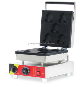 Commerce <span class=keywords><strong>Mickey</strong></span> forme gaufrier, automatique machine <span class=keywords><strong>à</strong></span> gaufres avec bâton pour vente - Product Image 2