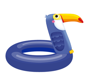 China supplier wholesale high quality international baby <span class=keywords><strong>bird</strong></span> blue swimming circle - Product Image 1
