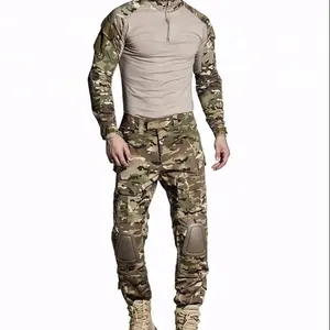 Cantão de combate tático militar do exército paintball multicam commando uniformes roupas de camuflagem acu