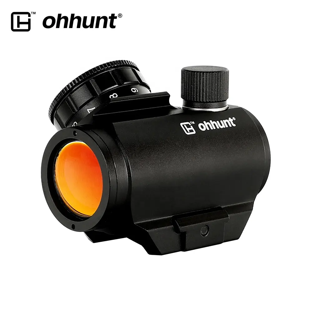 Ohhunt малая мощность компактный scopes1 x 25 Тактический прицел 3 м точка красная точка рефлекторный прицел охота
