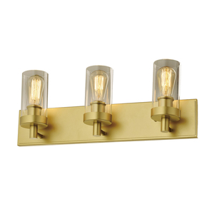NORDIC DESIGN LAMP WALL SCONCE GOLD GLASS 3 LIGHTS HOME DECORATIVE BATHROOM <strong>VANITY</strong> <strong>LIGHTING</strong> WALL MOUNTED LIGHTS - Product Image 6