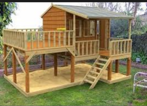 <span class=keywords><strong>Maison</strong></span> de jeux <span class=keywords><strong>en</strong></span> bois de bassin personnalisé, haute qualité, avec toboggan, pour jouer <span class=keywords><strong>en</strong></span> plein air, amusant - Product Image 2