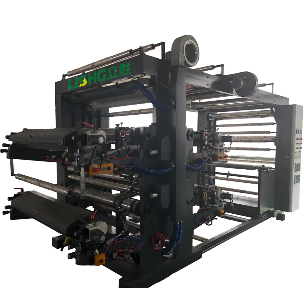 Lisheng Multi Farbe Flexo Flyer Druck Maschine für Verkauf