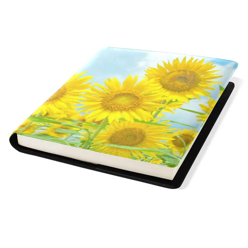 Shenzhen manufacturers hard cover book printing leather pu school book cover for kids