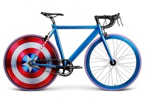 Envío gratuito en todo el mundo Popular Capitán América <span class=keywords><strong>de</strong></span> <span class=keywords><strong>bicicleta</strong></span> <span class=keywords><strong>de</strong></span> engranaje fijo 700C Fixie <span class=keywords><strong>de</strong></span> aluminio 6061 marco fixie <span class=keywords><strong>bicicleta</strong></span> <span class=keywords><strong>de</strong></span> <span class=keywords><strong>pista</strong></span> <span class=keywords><strong>de</strong></span> <span class=keywords><strong>bicicleta</strong></span> - Product Image 4