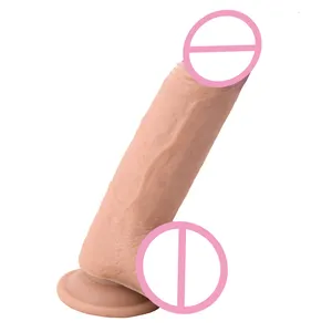 FAAK 21,5 cm dropshipping. Exclusivo. Consolador negro de pene de plástico dildo realista Juguetes sexuales Juguetes sexo consolador para mujer