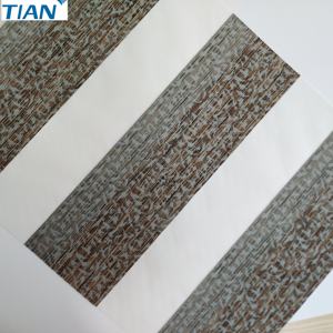 Tende <span class=keywords><strong>a</strong></span> <span class=keywords><strong>Rullo</strong></span> <span class=keywords><strong>Zebra</strong></span> per Finestre da Ufficio, Tessuto Arcobaleno, Veneziane per Finestre Francesi, Tende Romane, Motivo Orizzontale 30-50M - Product Image 2