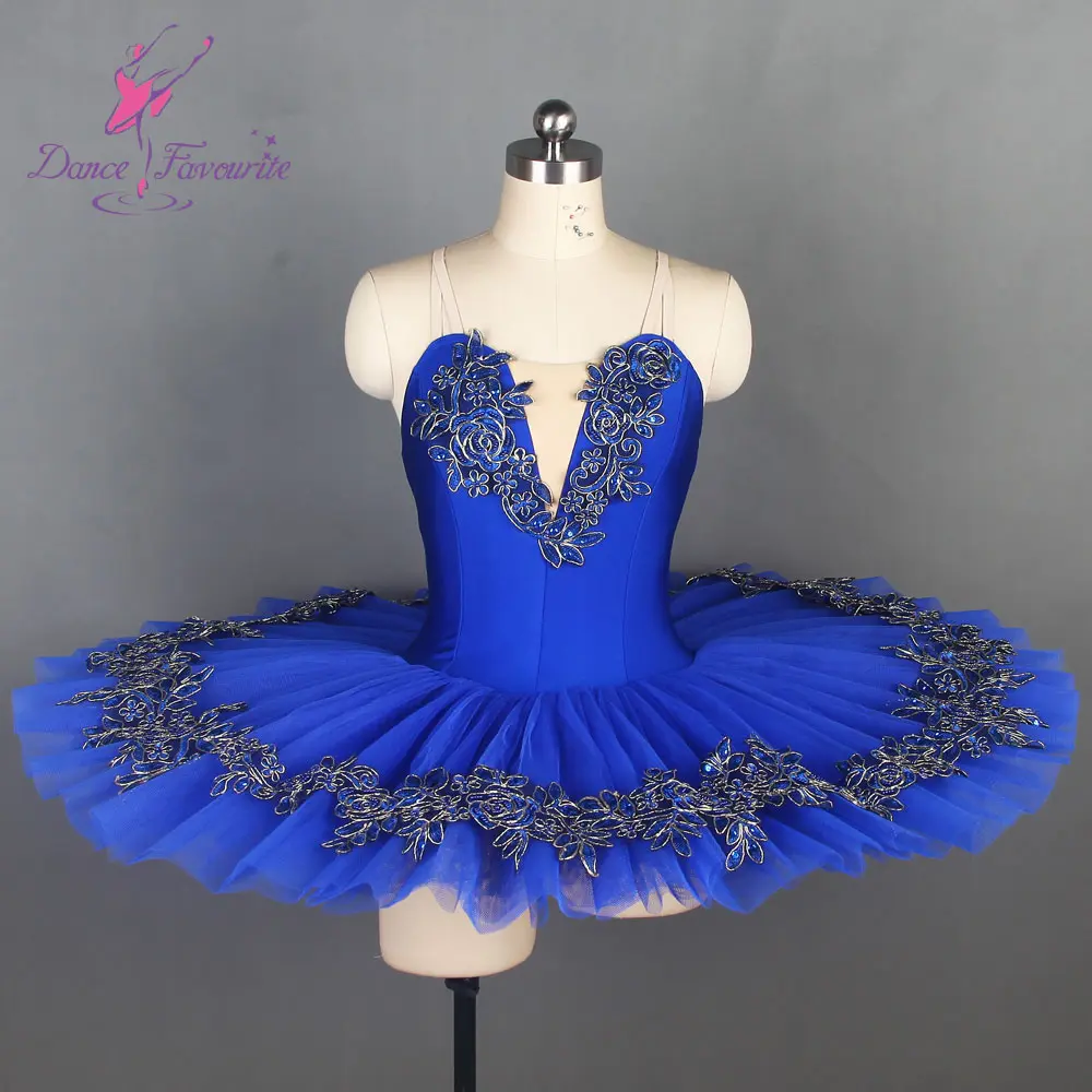 BLL107-2 Mavi Kuş Profesyonel Bale Tutuş Çocuk ve Yetişkin için Sahne Performansı Kostümleri Balerin Elbise Mavi Gözleme Tutu