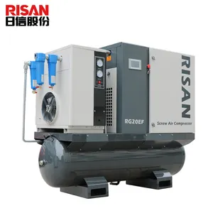 20hp 15kw Combined Rotary Screw Air compressor with Dryer