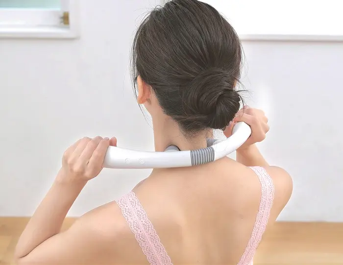 Newest Handheld Dual Node Vibration Massager for Neck Back Body