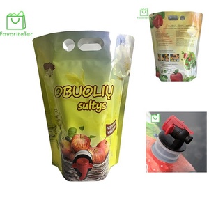5 litro Saco Em UMA Caixa/Stand Up <span class=keywords><strong>Pouch</strong></span> Vinho/Suco De Fruta Saco de Bico - Product Image 1