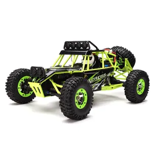 Wltoys Mobil RC 12428 1/12 4WD, Mainan Kendaraan Truk Off Road RC Mendaki Crawler 50Km/Jam, Mobil RC Kecepatan Tinggi 2.4 4WD