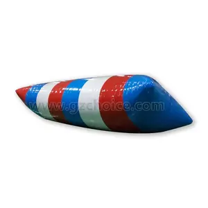 Customized high quality inflatable water catapult blob / inflatable water jumping bag for water game